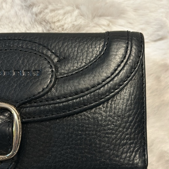 Burberry Black pebbled leather long wallet - Picture 17 of 17
